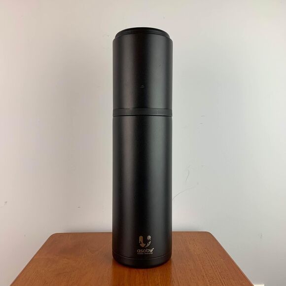 Asobu vacuum insulated Black Vin Blanc Wine Chiller - Picture 1 of 9